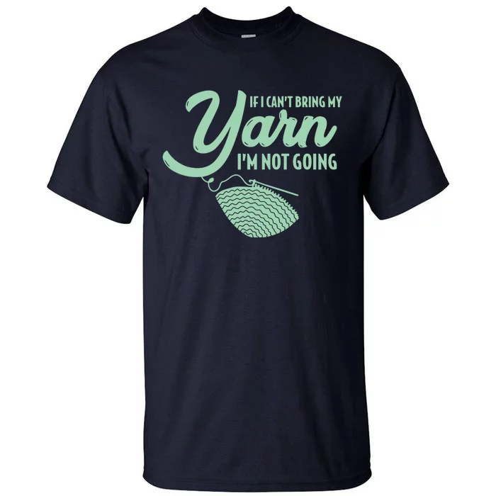 Crocheting Knitting Yarn Tall T-Shirt