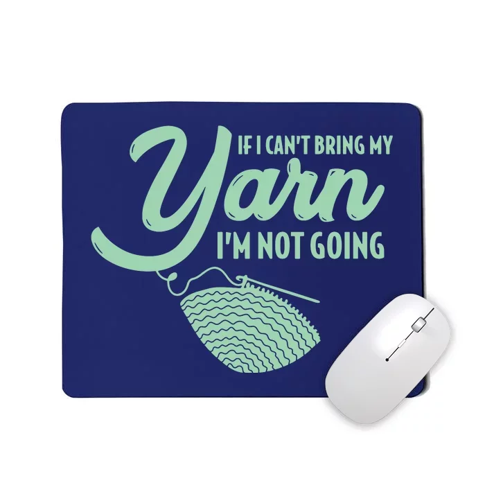 Crocheting Knitting Yarn Mousepad