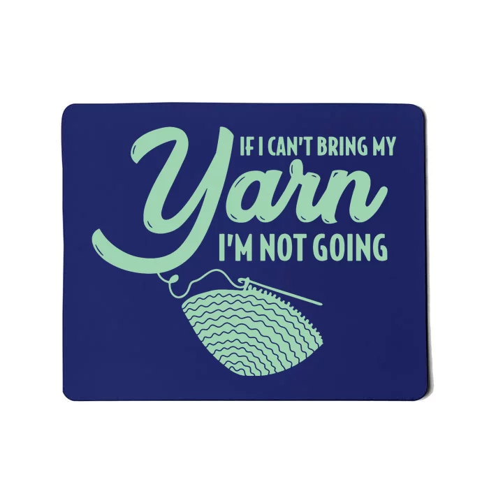 Crocheting Knitting Yarn Mousepad