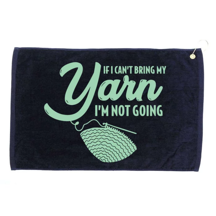 Crocheting Knitting Yarn Grommeted Golf Towel