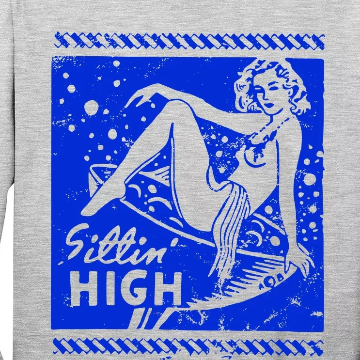 Cocktail Lounge 1950s Tall Long Sleeve T-Shirt