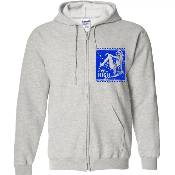 Cocktail Lounge 1950s Full Zip Hoodie