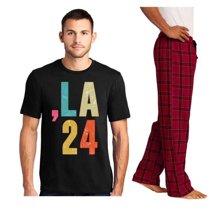 Comma La 24 Kamala 2024 Fun Retro Style Pajama Set