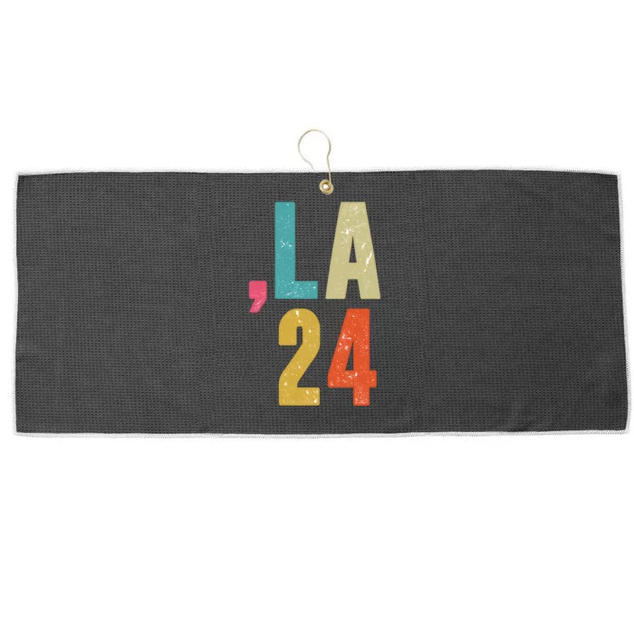 Comma La 24 Kamala 2024 Fun Retro Style Large Microfiber Waffle Golf Towel