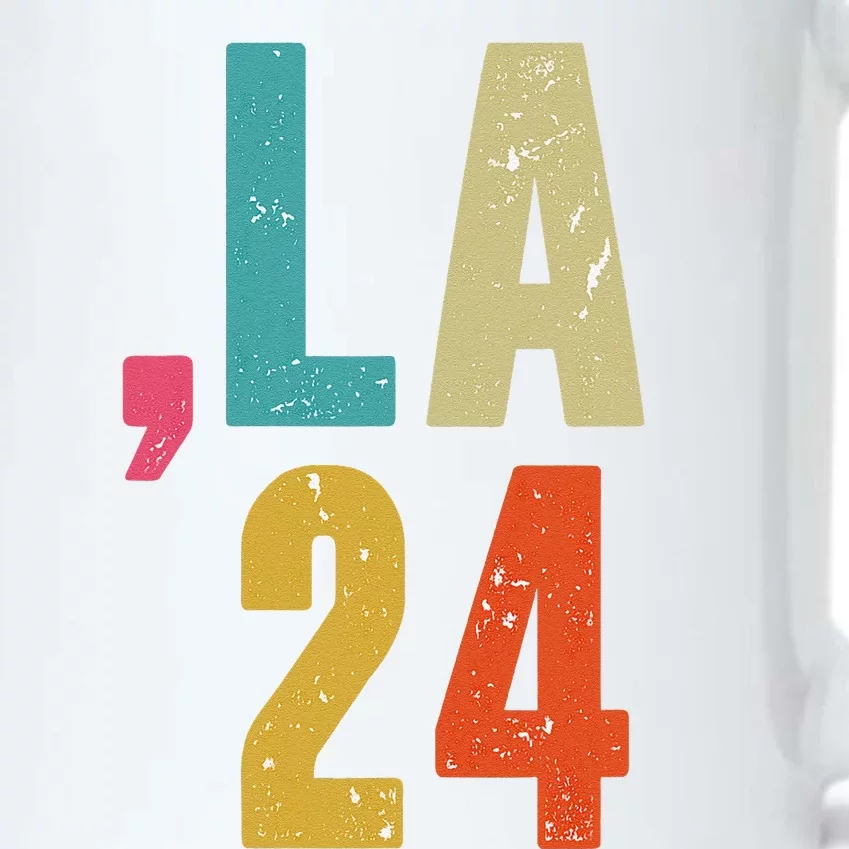 Comma La 24 Kamala 2024 Fun Retro Style Black Color Changing Mug