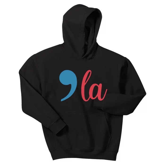 Comma La 2024 Funny Kids Hoodie