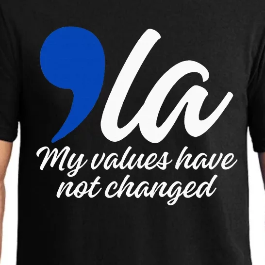 Comma La 2024 My Values Have Not Changed Funny Pajama Set