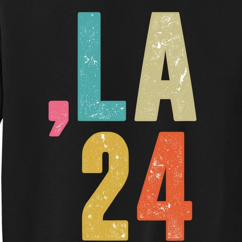 Comma La 24 Kamala 2024 Fun Retro Style Tall Sweatshirt