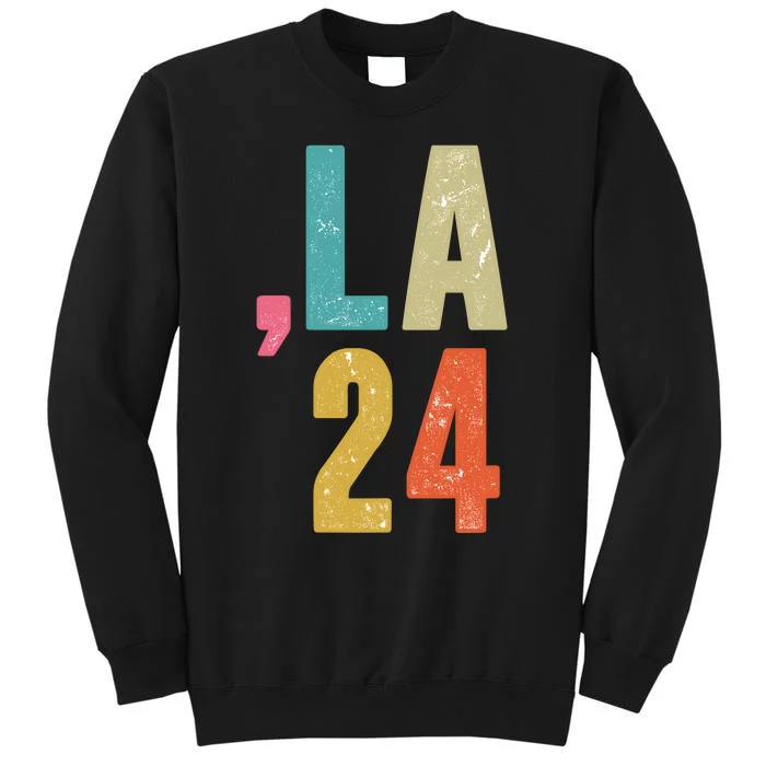 Comma La 24 Kamala 2024 Fun Retro Style Tall Sweatshirt