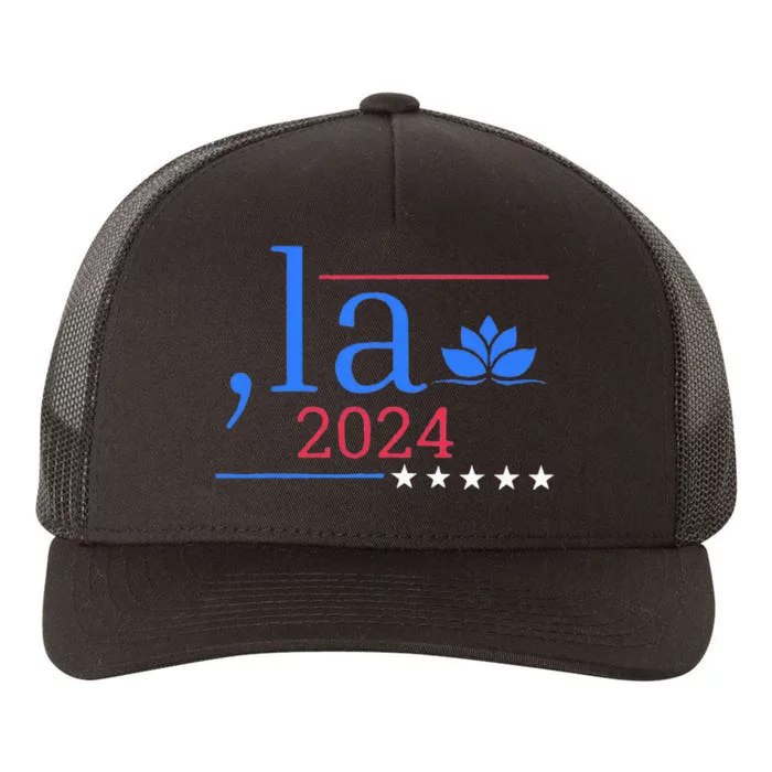 Comma La 2024 Yupoong Adult 5-Panel Trucker Hat