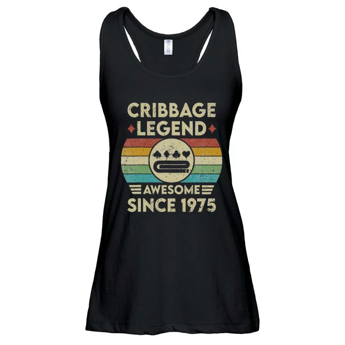 Cribbage Legend 47 Years Old Awesome Since 1975 Cribbage Ladies Essential Flowy Tank