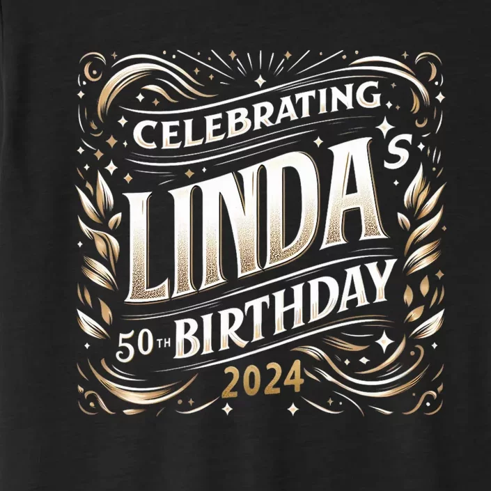 Celebrating LindaS 50th Birthday 2024 ChromaSoft Performance T-Shirt