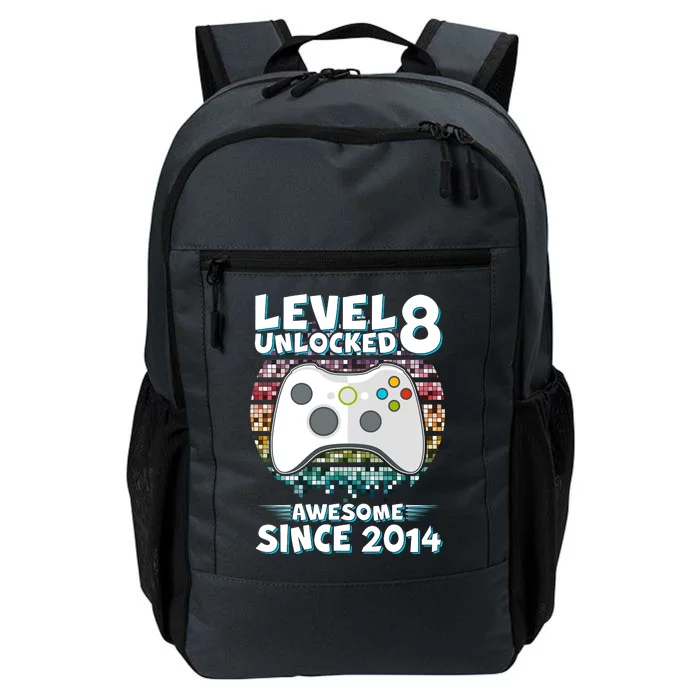 Cool Level 8 Unlocked Awesome Since 2014 Gamer Daily Commute Backpack