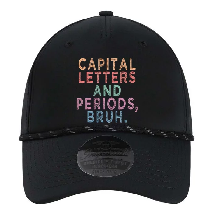 Capital Letters And Periods Bruh Performance The Dyno Cap