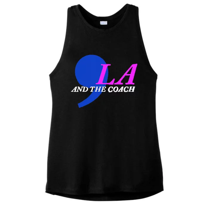 Comma La And The Coach Commala & The Coach Comma La Coach Ladies Tri-Blend Wicking Tank