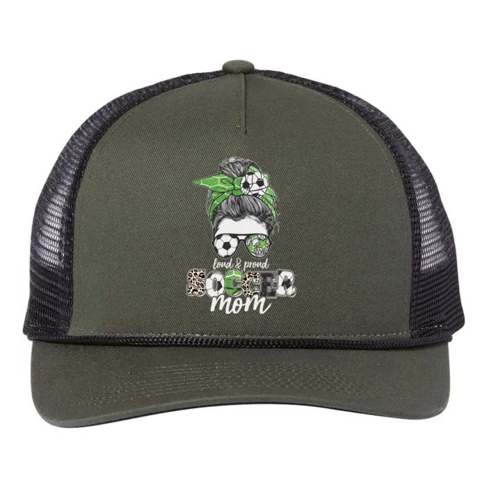 Cute Loud And Proud Soccer Mom Retro Rope Trucker Hat Cap