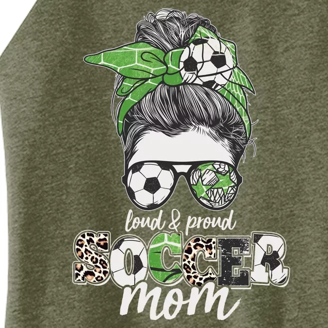 Cute Loud And Proud Soccer Mom Women’s Perfect Tri Rocker Tank