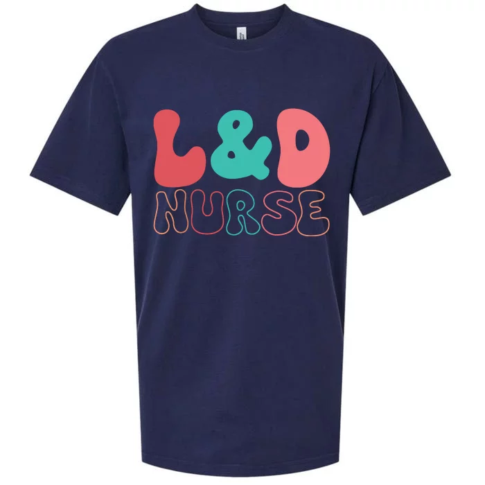 Cute Labor And Delivery Nurse LD Nurse Appreciation Gift Sueded Cloud Jersey T-Shirt