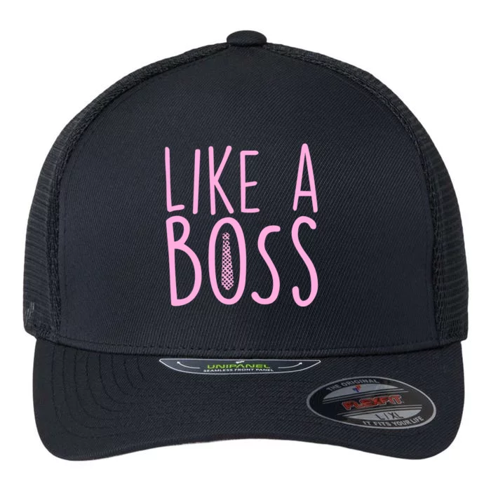 Cute Like A Boss Flexfit Unipanel Trucker Cap