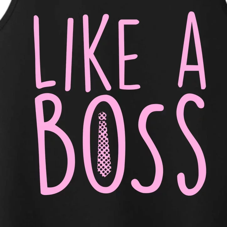 Cute Like A Boss Performance Tank