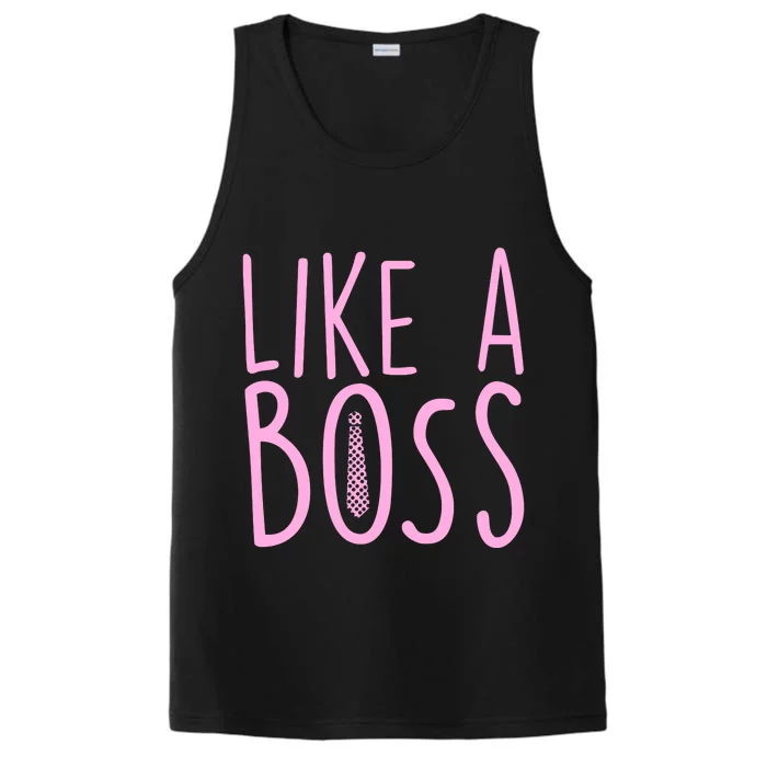 Cute Like A Boss Performance Tank