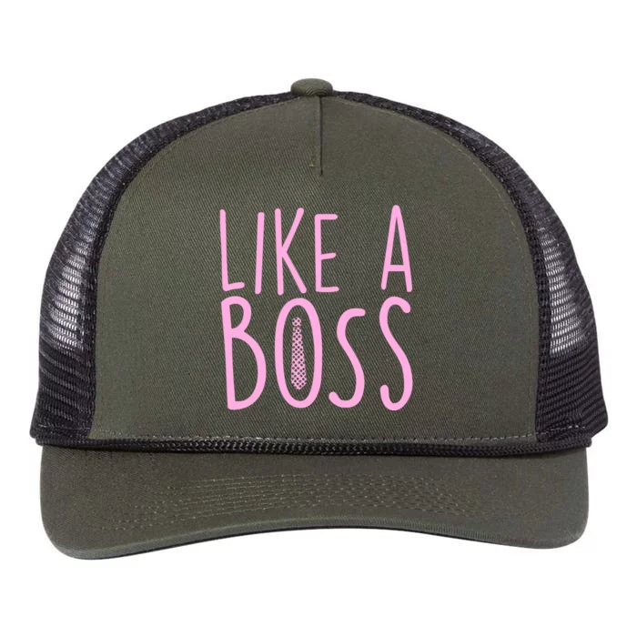 Cute Like A Boss Retro Rope Trucker Hat Cap