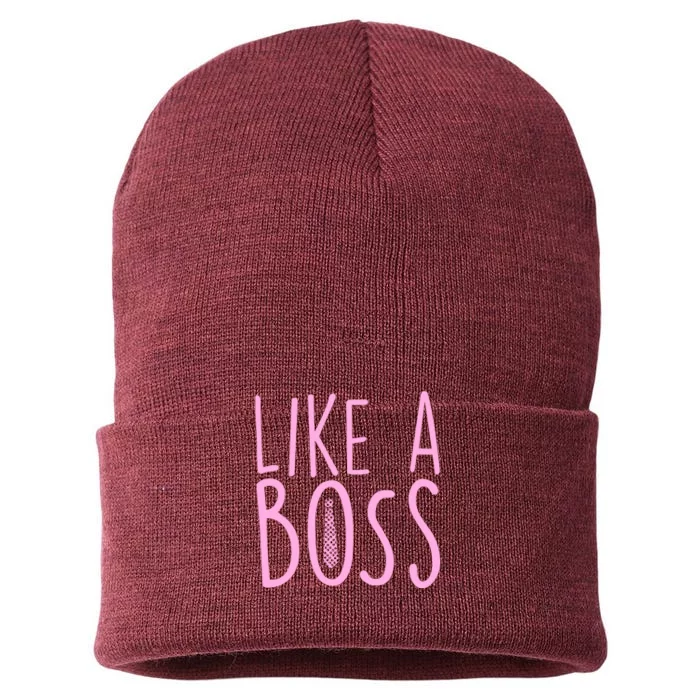 Cute Like A Boss Sustainable Knit Beanie