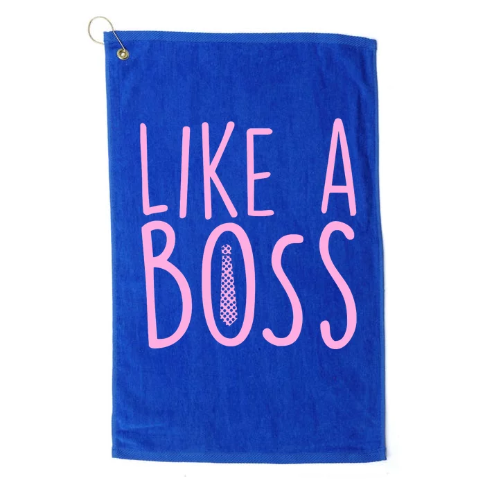 Cute Like A Boss Platinum Collection Golf Towel