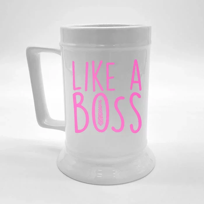 Cute Like A Boss Front & Back Beer Stein