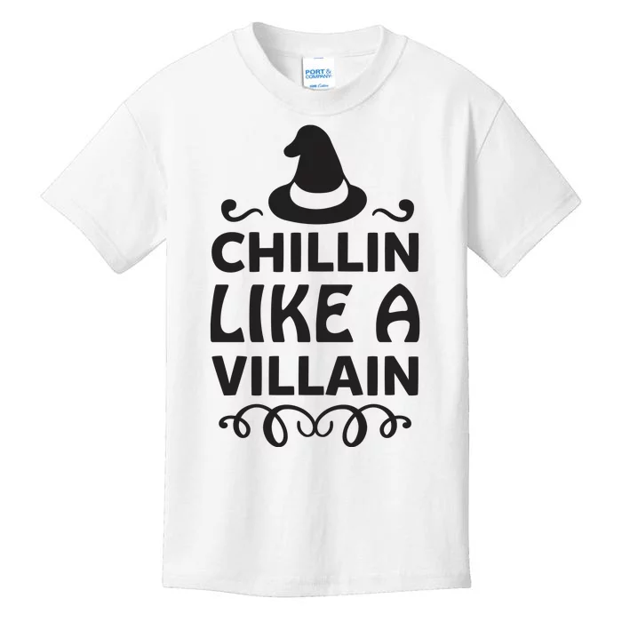 Chillin Like A Villain Kids T-Shirt