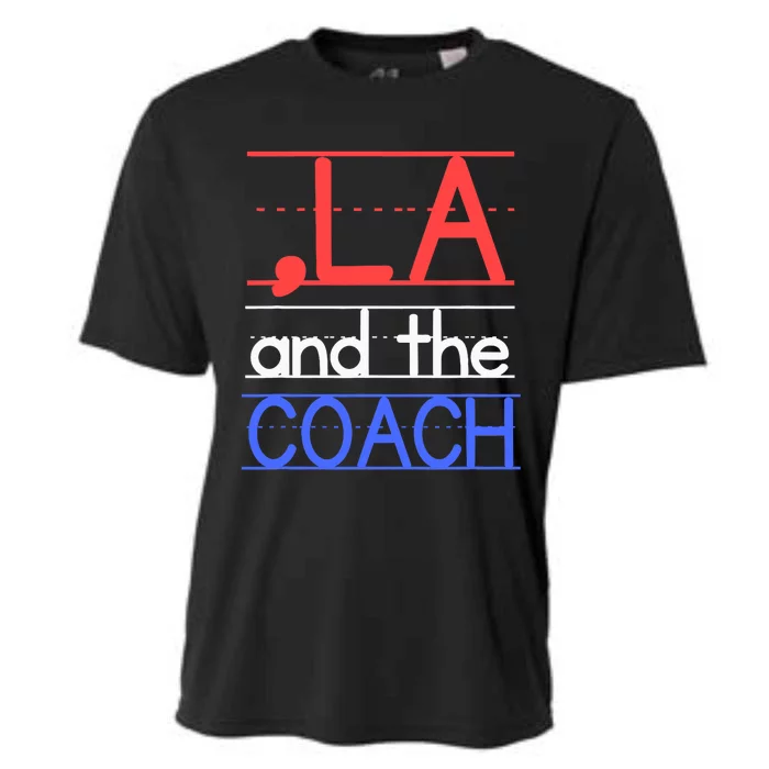 Comma La And The Coach Harris Walz 2024 Educators Cooling Performance Crew T-Shirt