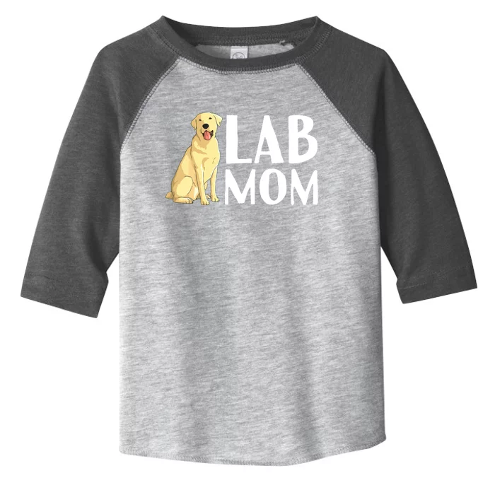 Cute Labrador Art For Women Mom Labrador Retriever Lab Dog Toddler Fine Jersey T-Shirt