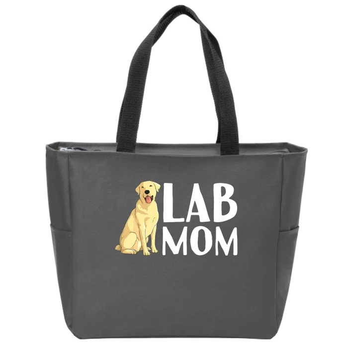 Cute Labrador Art For Women Mom Labrador Retriever Lab Dog Zip Tote Bag