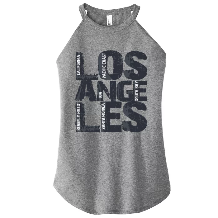 Cool Los Angeles California Dreaming S Los Angeles Gift Women’s Perfect Tri Rocker Tank