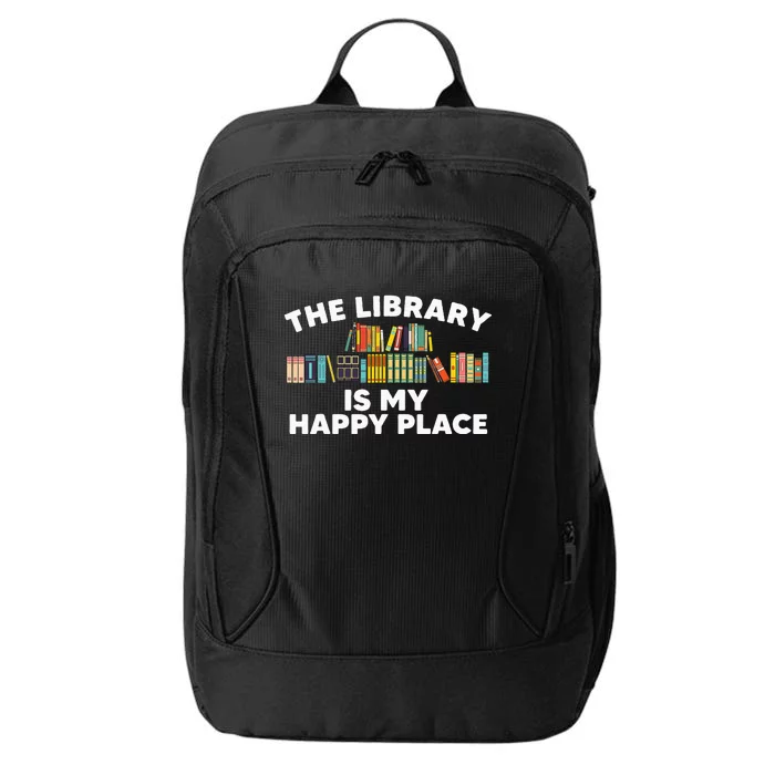 Cool Library Art For Women Bookworm Librarian Book Lover City Backpack