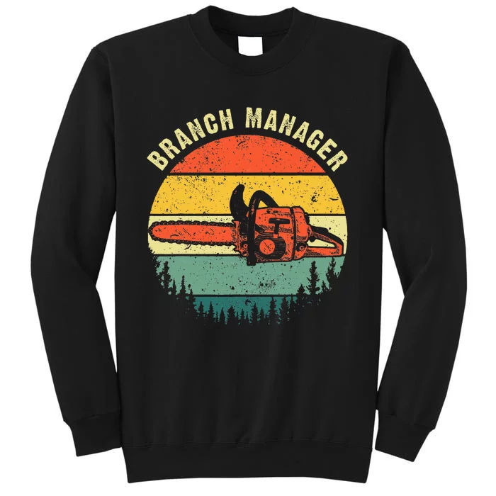 Cool Lumberjack Art Women Arborist Logger Branch Manager Tall Sweatshirt