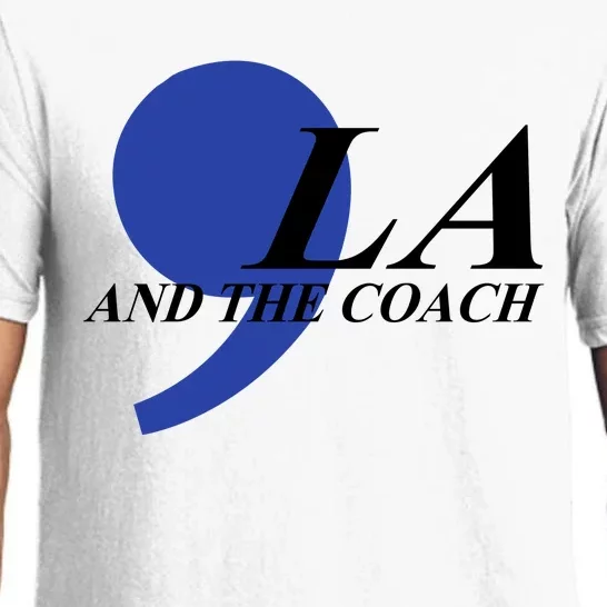 Comma La And The Coach Pajama Set