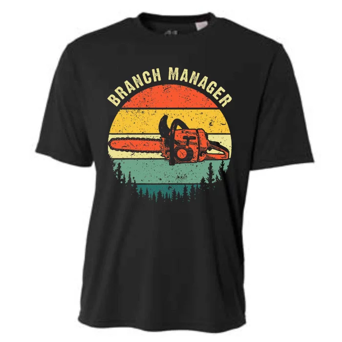 Cool Lumberjack Art Arborist Logger Branch Manager Cooling Performance Crew T-Shirt