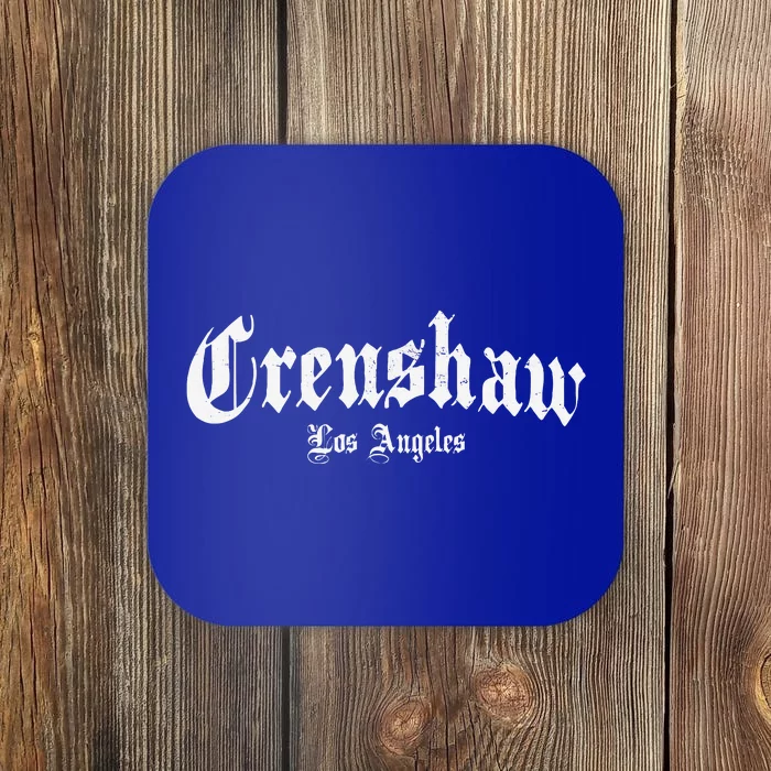 Crenshaw Los Angeles California Hood Coaster