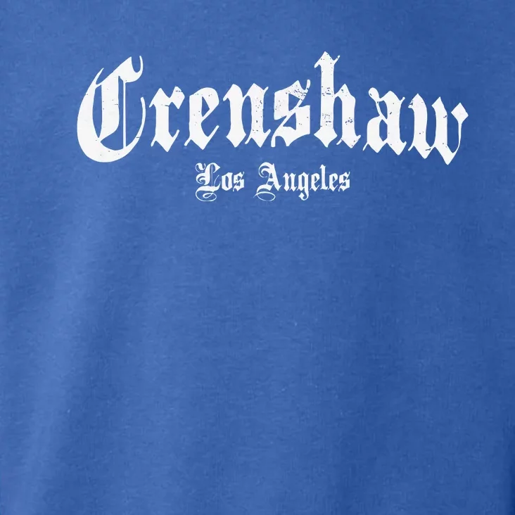 Crenshaw Los Angeles California Hood Toddler Hoodie