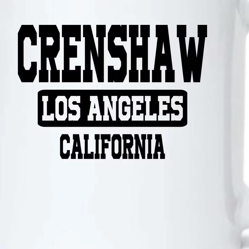 Crenshaw Los Angeles California South Central Hip Hop Gangsta Rap Black Color Changing Mug