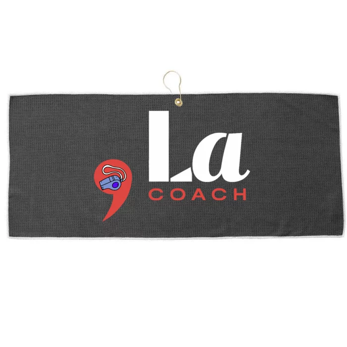 Comma La And The Coach Large Microfiber Waffle Golf Towel