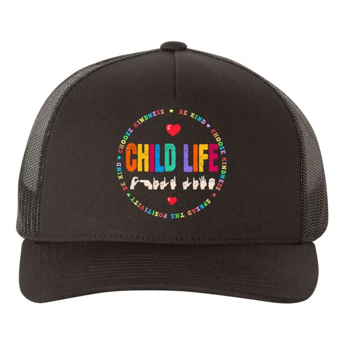 Child Life ASL Specialist Pediatric Health Care Professional Yupoong Adult 5-Panel Trucker Hat