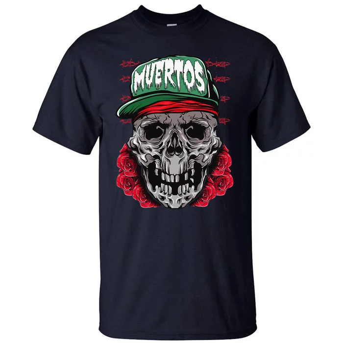 Celebrating Life And Death Muertos On Halloween Tall T-Shirt