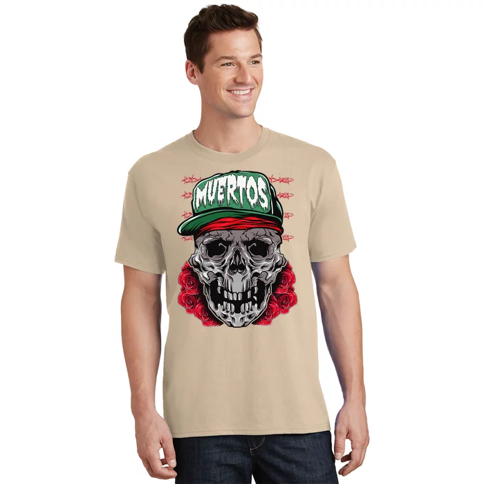 Celebrating Life And Death Muertos On Halloween T-Shirt