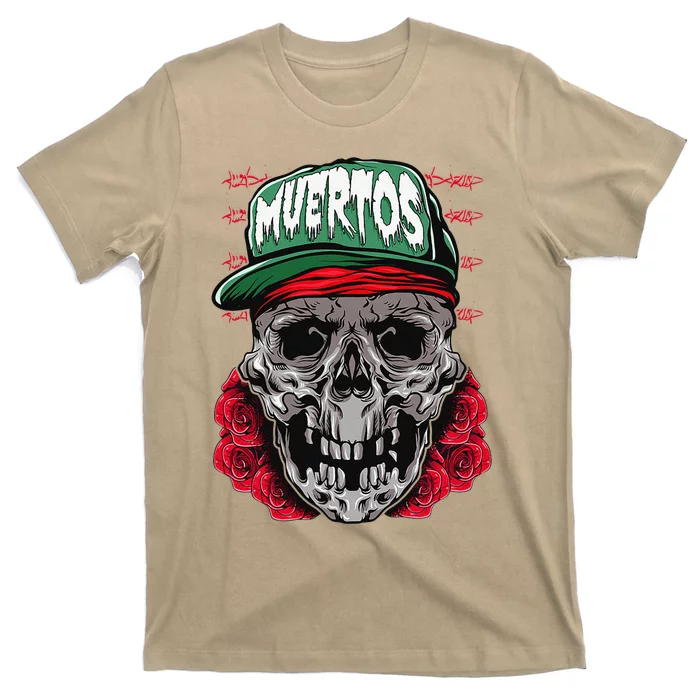 Celebrating Life And Death Muertos On Halloween T-Shirt