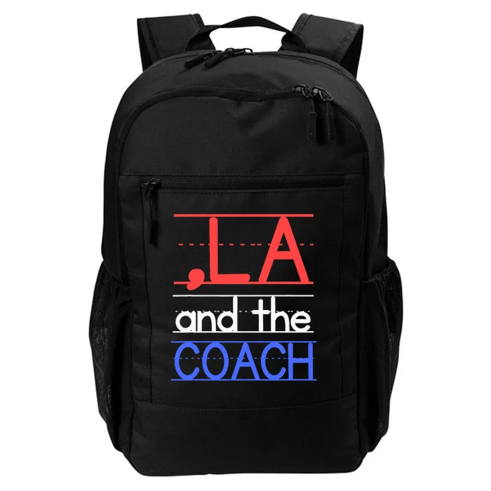 Comma La And The Coach Harris Walz 2024 Educators Daily Commute Backpack