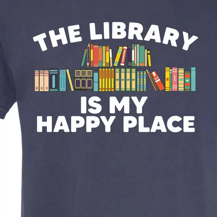 Cool Library Art For Men Women Bookworm Librarian Book Lover Garment-Dyed Heavyweight T-Shirt