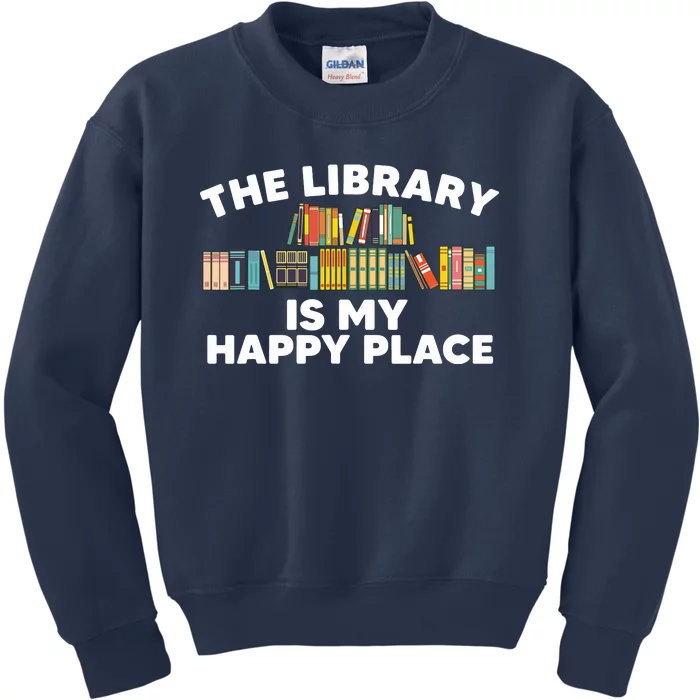 Cool Library Art For Men Women Bookworm Librarian Book Lover Kids Sweatshirt