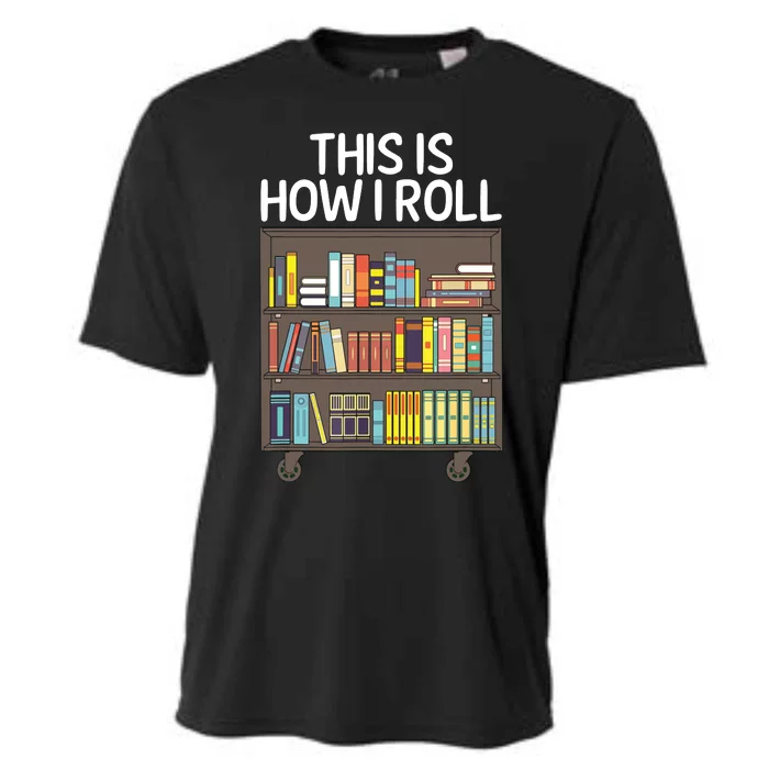 Cute Library Art For Men Women Book Reader School Librarian Cooling Performance Crew T-Shirt